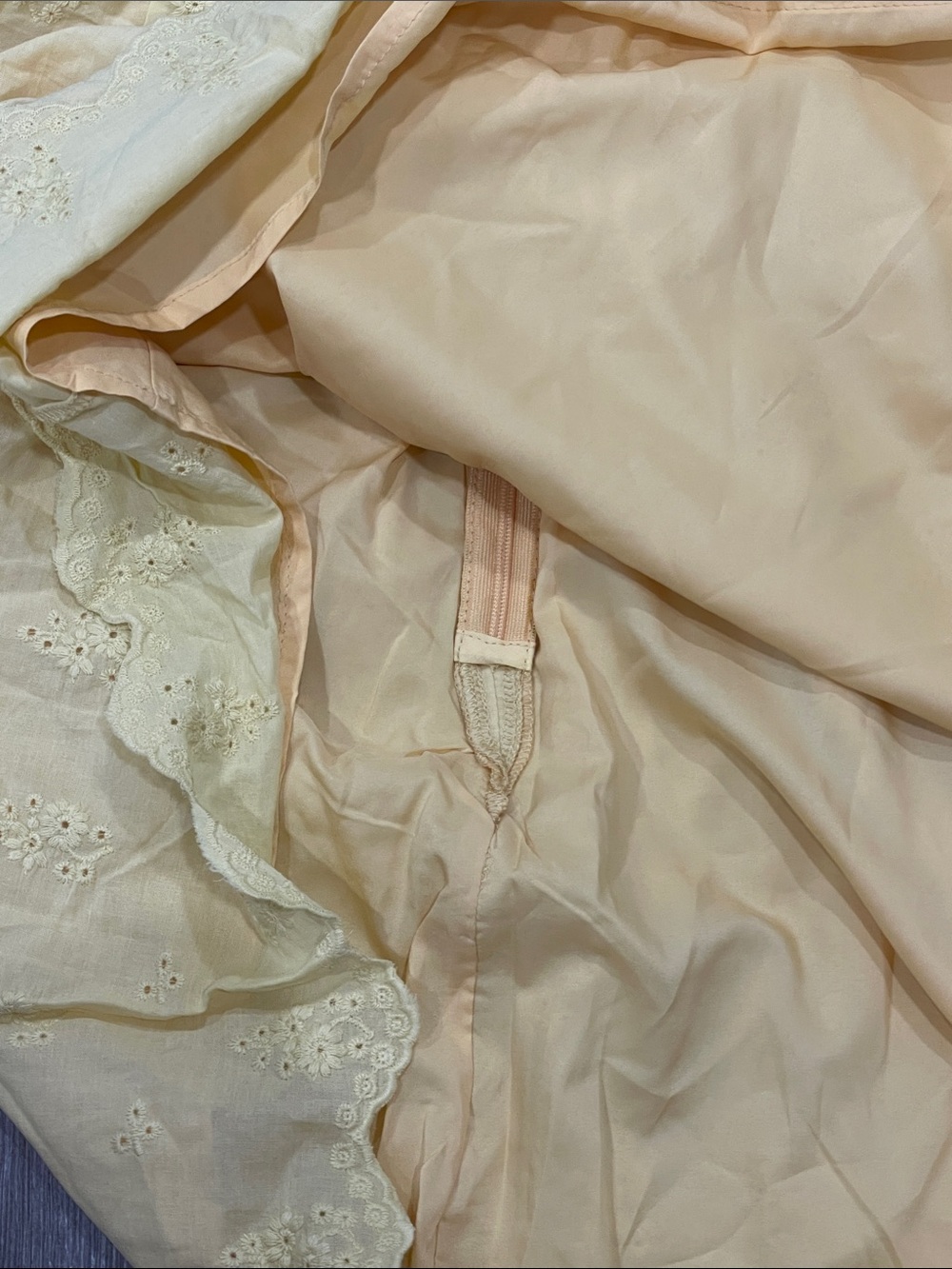 RIHOAS Yellow Eyelet Halter Ruffle Mini Dress - Picture 7 of 9